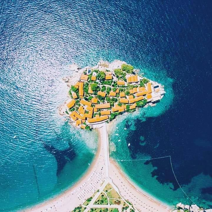 Apartments Dragisic Ilha Sveti Stefan Exterior foto